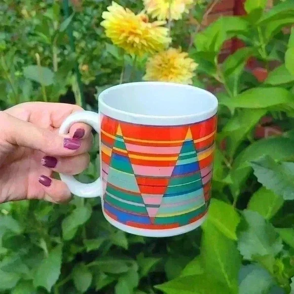 Vintage Avon Galley original Christmas tree mugs 80s coffee mug tea cup - Picture 12 of 17